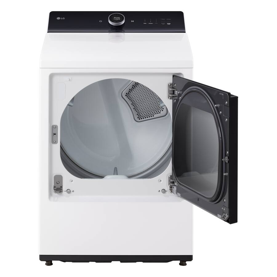 Pictures of LG 7.3 cu. ft. vented SMART Gas Dryer in White with EasyLoad Door, TurboSteam and Sensor Dry Technology 22133SD200 - DLGX8601WE - Scratch & Dent (Minor) - Neu Appliance Outlet - Discount Appliance Outlet in Austin, Tx