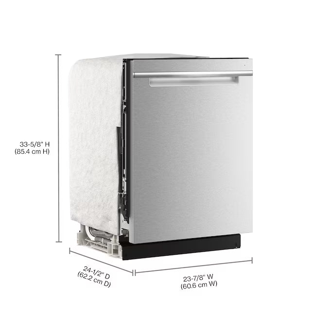 Whirlpool® 24-Inch Top Control Dishwasher with Total Coverage Wash and Auto Open Air Dry in Fingerprint Resistant Stainless Steel 22142776 - WDPS8024SZ - Scratch & Dent (Moderate)