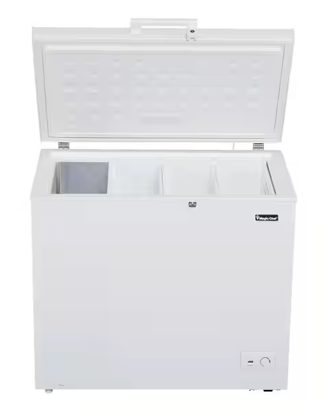 Magic Chef 8.7 cu. ft. Manual Defrost Chest Freezer in White 25SA191 - HMCF9W3 - Scratch & Dent (Minor)