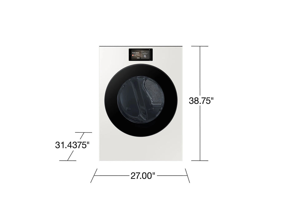Samsung Bespoke AI Laundry Electric Dryer in Ivory DV90F53AEYA3 - Scratch & Dent (Moderate)