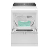Whirlpool Top Load 4.7 Cu. Ft. Washer with 2-in-1 Removable Agitator in White WTW5057LW - Open Box and Whirlpool 7.4 cu. ft. White Electric Dryer with Steam and Advanced Moisture Sensing Technology, ENERGY STAR 16263 - WED8127LW - Scratch & Dent (Minor)