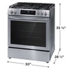 Pictures of Frigidaire 5 Burners 5.1-cu ft Convection Oven Slide-In Natural Gas Range in Stainless Steel 20531SD467 - FCFG3083AS - Scratch & Dent (Minor) - Neu Appliance Outlet - Discount Appliance Outlet in Austin, Tx