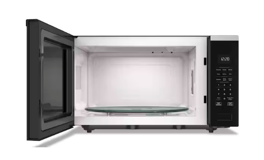Whirlpool 24.75 in. 2.2 cu. ft. Sensor Cooking Microwave in Fingerprint Resistant Stainless Steel WMCS7024RZ - Scratch & Dent (Minor)