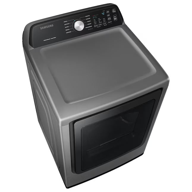 Samsung Platinum Electric 7.4 Cu. Ft. Dryer with Sensor Dry DVE45T3400P - Certified Refurbished