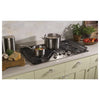 Pictures of GE® 36" Built-In Gas Cooktop with 5 Burners and Dishwasher Safe Grates GE9898 - JGP5036SLSS - New In Box - Neu Appliance Outlet - Discount Appliance Outlet in Austin, Tx