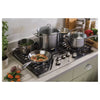 Pictures of GE® 30" Built-In Gas Cooktop with 5 Burners and Dishwasher Safe Grates GE9897 - JGP5030SLSS - New In Box - Neu Appliance Outlet - Discount Appliance Outlet in Austin, Tx