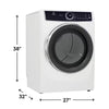 Pictures of Electrolux 8.0 Cu. Ft. Stackable Gas Dryer with Steam and LuxCare Dry System in White 31134SD187 - ELFG7537AW - Scratch & Dent (Minor) - Neu Appliance Outlet - Discount Appliance Outlet in Austin, Tx