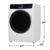 Electrolux 4.5 Cu.Ft. Stackable Front Load Washer with Steam and SmartBoost Wash System ELFW7637AW  - Scratch & Dent (Moderate) and Electrolux 8.0 cu. ft. Front Load Electric Dryer with Perfect Steam 16182 - ELFE7637AW - Open Box