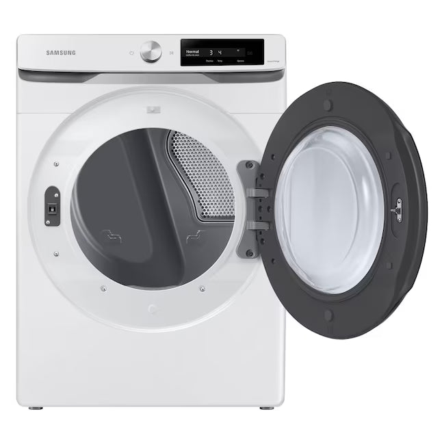 Samsung 4.5 Cu. Ft. High-Efficiency Smart Front Load Washer with AI Smart Dial WF45A6400AW - Scratch & Dent (Moderate) and Samsung 7.5 cu. ft. Vented Smart Stackable Electric Dryer with Super Speed Dry 16252 - DVE45A6400W - Scratch & Dent (Moderate)