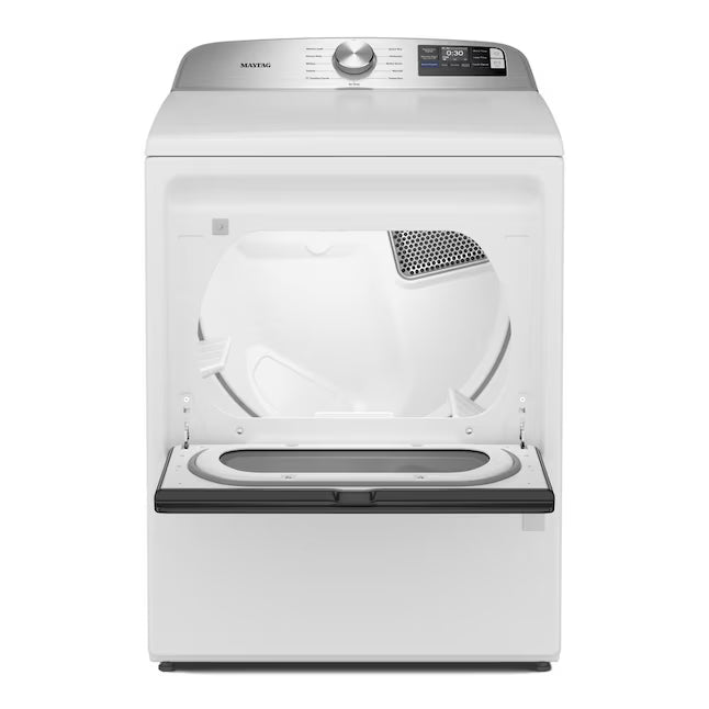 Maytag 5.3 cu. ft. Pet Pro Top Load Washer with Impeller, Extra Power and Sanitize Cycle - Scratch & Dent (Minor) and Maytag 7.4 Cu. Ft. Top Load Electric Dryer with Extra Power and Advanced Moisture Sensing 16277 - MED6205RW - Scratch & Dent (Minor)