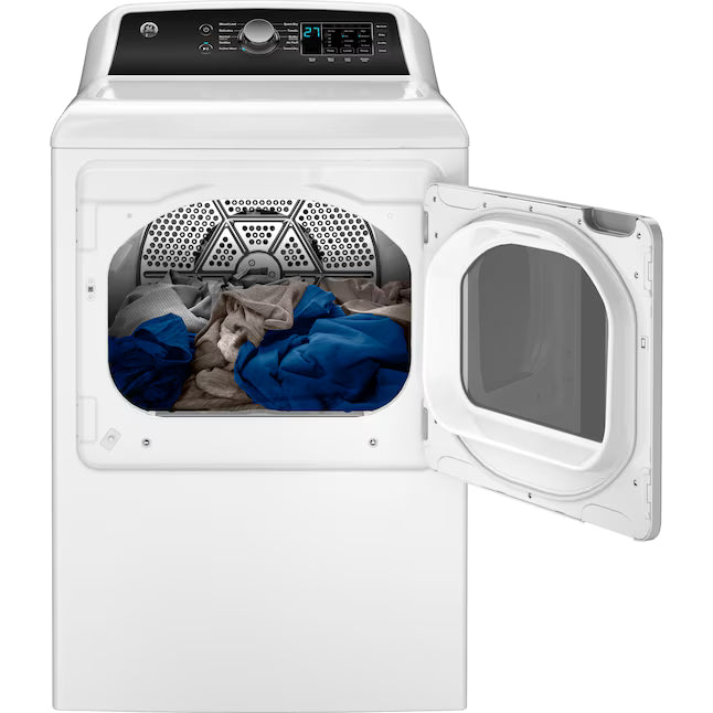 GE® 4.5 cu. ft. Capacity Washer with Water Level Control GTW585BSVWS - Certified Refurbished and GE® 7.4 cu. ft. Capacity Electric Dryer with Up To 120 ft. Venting and Sensor Dry GTD58EBSVWS - Certified Refurbished