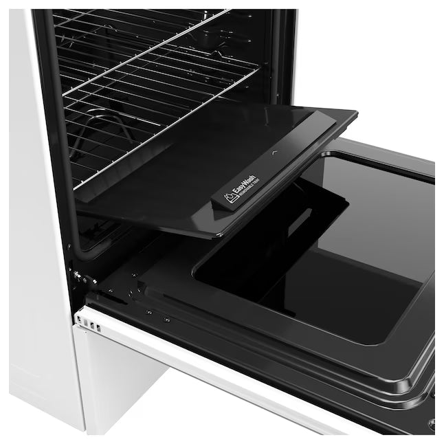 GE® ENERGY STAR® 30" Free-Standing Electric Convection Range with No Preheat Air Fry and EasyWash™ Oven Tray GRF600AVWW - New in Box