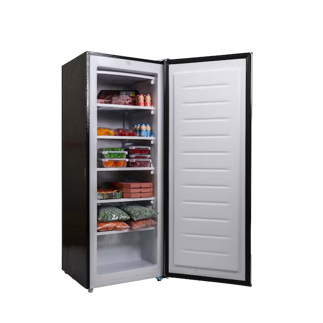 Frigidaire 6.5-cu ft Garage Ready Upright Freezer in Stainless Steel EFRF698 - Open Box