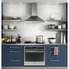 Pictures of GE® 30" Wall-Mount Pyramid Chimney Hood in Stainless Steel 05121SD87 - JVW5301SJSS - Open Box - Neu Appliance Outlet - Discount Appliance Outlet in Austin, Tx