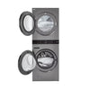 Pictures of LG Graphite Steel Front Load WashTower Single Unit with Center Controls 4.5 Cu. Ft. Washer and 7.4 Cu. Ft. Dryer 3SD886 - WKE100HVA - Open Box - Neu Appliance Outlet - Discount Appliance Outlet in Austin, Tx