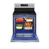 Pictures of LG Stainless Steel 6.3 cu ft. Smart Wi-Fi Enabled Electric Range with EasyClean 17SD1 - LREL6321S - Scratch & Dent (Minor) - Neu Appliance Outlet - Discount Appliance Outlet in Austin, Tx