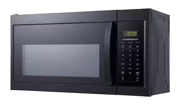 Vissani 1.7 cu. ft. 1000-Watt Over the Range Microwave in Black 251316SD1176 - HV0170B - New in Box