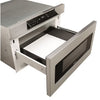 Pictures of Sharp 24 in. 1.2 cu. ft. 950W Sharp Stainless Steel Microwave Drawer Oven 26CR017 - SMD2470ASY - Open Box - Neu Appliance Outlet - Discount Appliance Outlet in Austin, Tx