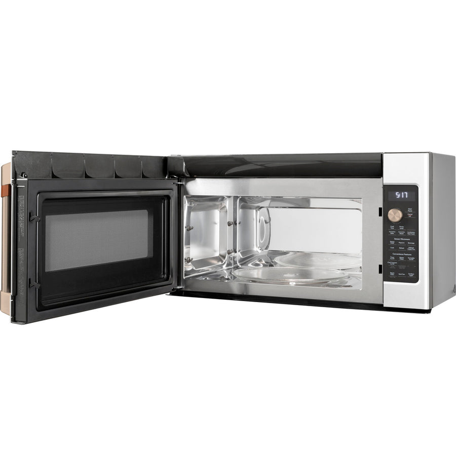 CAFÉ™ 1.7 Cu. Ft. Convection Over-the-Range Microwave Oven CVM517P4RW2 - Open Box