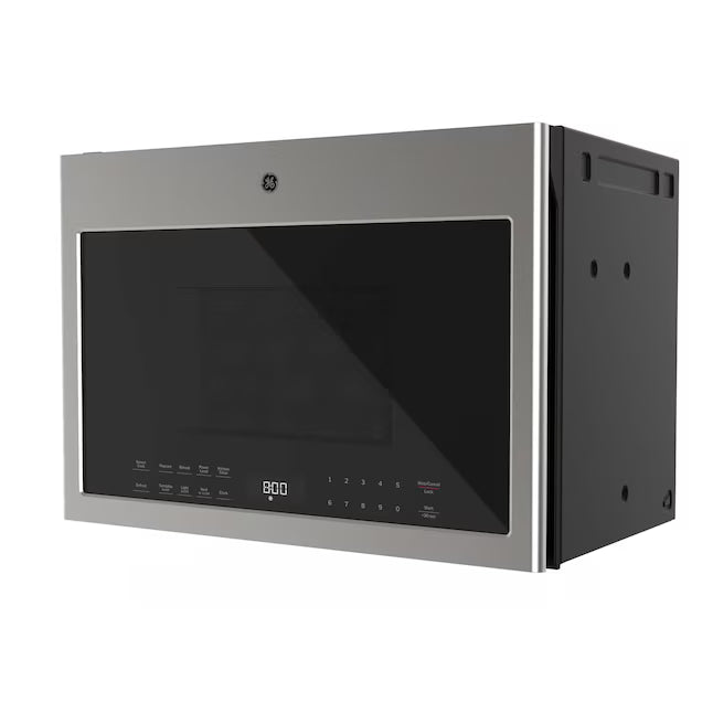 GE 24 in. 1.4 cu. ft. Over-The-Range Microwave Oven in Stainless Steel with Sensor Cooking SA319 - GVMB14S4WSS - Open Box