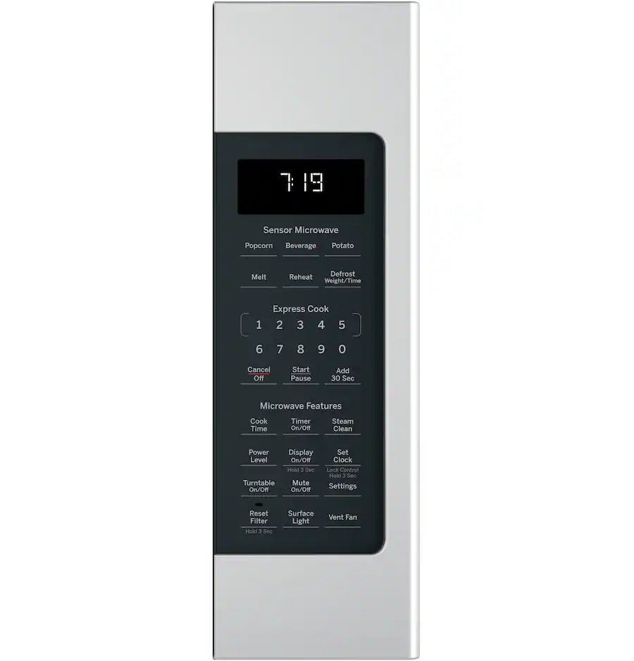 GE Over-The-Range Sensor 1.9 Cu. Ft. Microwave Oven with Filter Indication Light and Steam Clean 25133SD558 - JVM7195SKSS - Open Box
