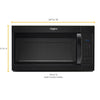 1.7 cu. ft. Microwave Hood Combination with Electronic Touch Controls 5SD276 - WMH31017HB - Open Box