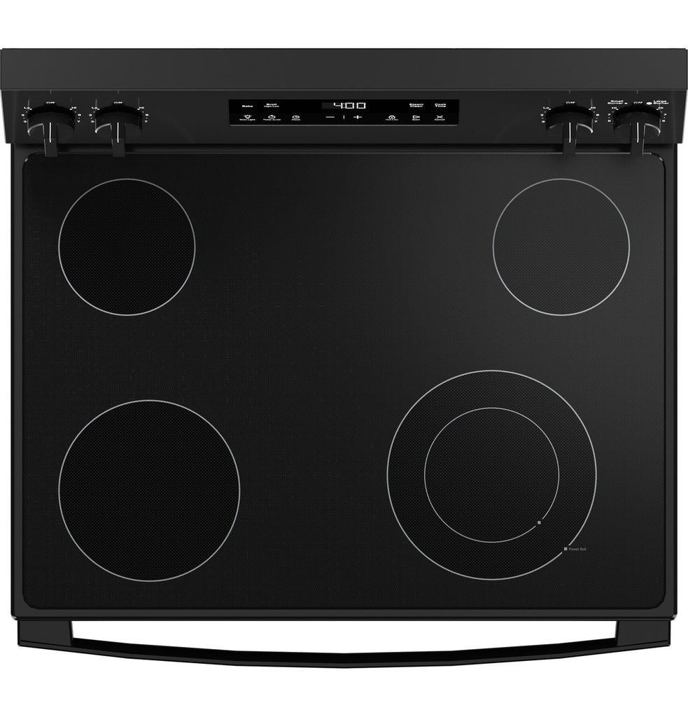 Pictures of GE® ENERGY STAR® 30" Free-Standing Electric Range GE9888 - GRF400SVBB - New In Box - Neu Appliance Outlet - Discount Appliance Outlet in Austin, Tx