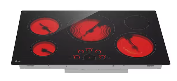 Pictures of LG 36 Inch Radiant Cooktop, 5 Burner, Black, ENERGY STAR 21SD032 - LCE3610SBE - Open Box - Neu Appliance Outlet - Discount Appliance Outlet in Austin, Tx