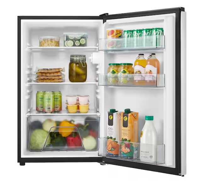 Vissani 4.3 cu. ft. Mini Refrigerator in Stainless Steel, ENERGY STAR 251310SD876 - HVAR43GSE - Scratch & Dent (Major)