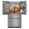 Pictures of KitchenAid PrintShield Stainless 26.2 Cu. Ft. Multi-Door French Door Refrigerator with Platinum Interior and FreshChill™ Full-Width Refrigerated Drawer 3SD859 - KRMF536RPS - Scratch & Dent (Minor) - Neu Appliance Outlet - Discount Appliance Outlet in Austin, Tx
