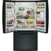 Pictures of GE 18.6 cu. ft. French Door Refrigerator in Black, Counter Depth ENERGY STAR 31131SD20 - GWE19JGLBB - Scratch & Dent (Minor) - Neu Appliance Outlet - Discount Appliance Outlet in Austin, Tx