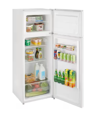 Vissani 7.2 cu. ft. Top Freezer Refrigerator in White SA326 - MDTF7WHES4 - Scratch & Dent (Minor)