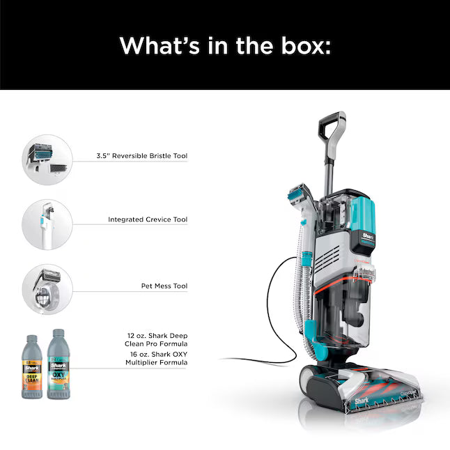 Shark CarpetXpert with Stainstriker Made for Pet Hair Carpet Cleaner with Rotating Brush 25SA229 - EX201 - Open Box