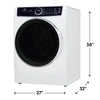 Electrolux 4.5 Cu.Ft. Stackable Front Load Washer with Steam and SmartBoost Wash System ELFW7637AW  - Scratch & Dent (Moderate) and Electrolux 8.0 cu. ft. Front Load Electric Dryer with Perfect Steam 16182 - ELFE7637AW - Open Box
