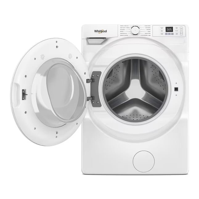 Whirlpool White Front Load Energy Star 4.5 Cu. Ft. Washer with Tumble Fresh Option and Sanitize Cycle with Oxi 251318SD1341 - WFW4720RW - Scratch and Dent (Moderate)