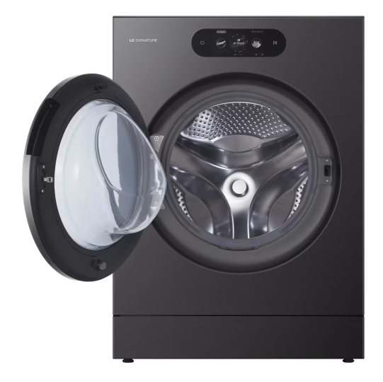 LG SIGNATURE 5.8 cu. ft. Smart Front Load Washer with ezDispense® and Touch LCD Control WM9901HBA - Scratch & Dent (Moderate)