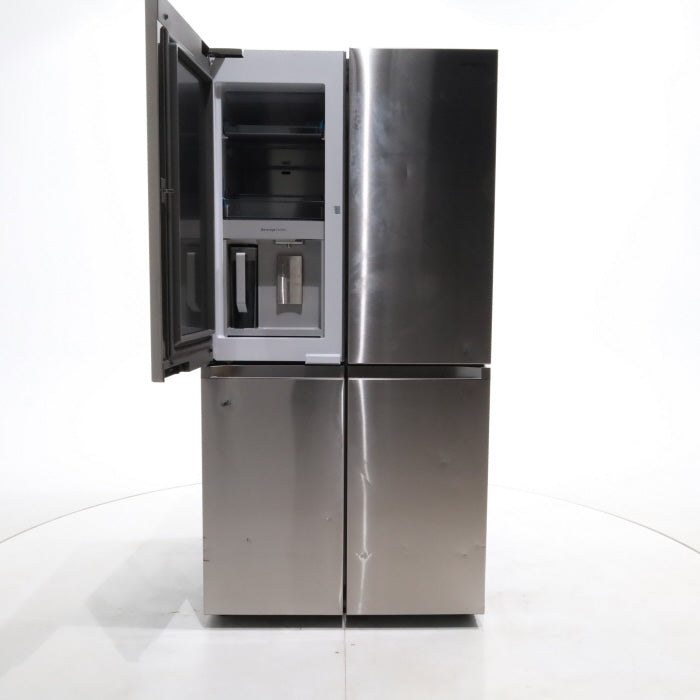 Pictures of Fingerprint Resistant Stainless Steel ENERGY STAR Samsung 29 cu. ft. Smart 4 Door Flex Refrigerator with Beverage Center- Scratch & Dent - Major - Neu Appliance Outlet - Discount Appliance Outlet in Austin, Tx