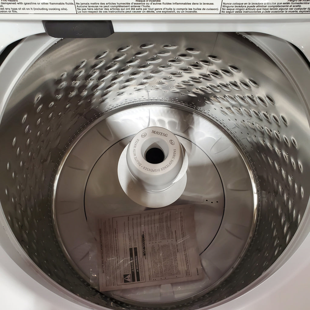 Pictures of Maytag Top Load 4.7 cu. ft. Agitator Washer with Extra Power and Deep Fill Option 24SD23 - MVW5435PW - Open Box - Neu Appliance Outlet - Discount Appliance Outlet in Austin, Tx