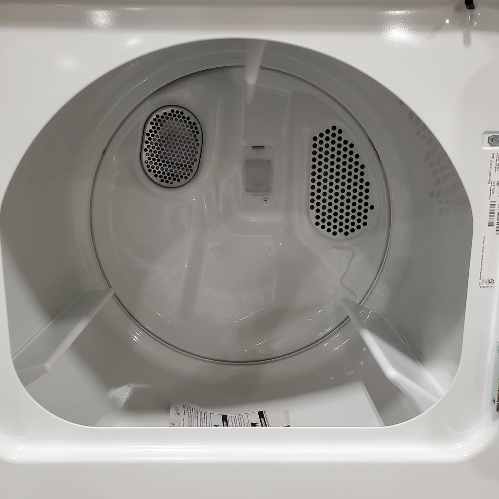 Pictures of MayTag 4.8 cu. ft. Top Load Washer with Extra Power, Built-In Water Faucet MVW5430MW - Scratch & Dent (Minor) and MayTag 7.0 cu. ft. Top Load Electric Wrinkle Prevent Dryer 16132 - MED4500MW - Open Box - Neu Appliance Outlet - Discount Appliance Outlet in Austin, Tx