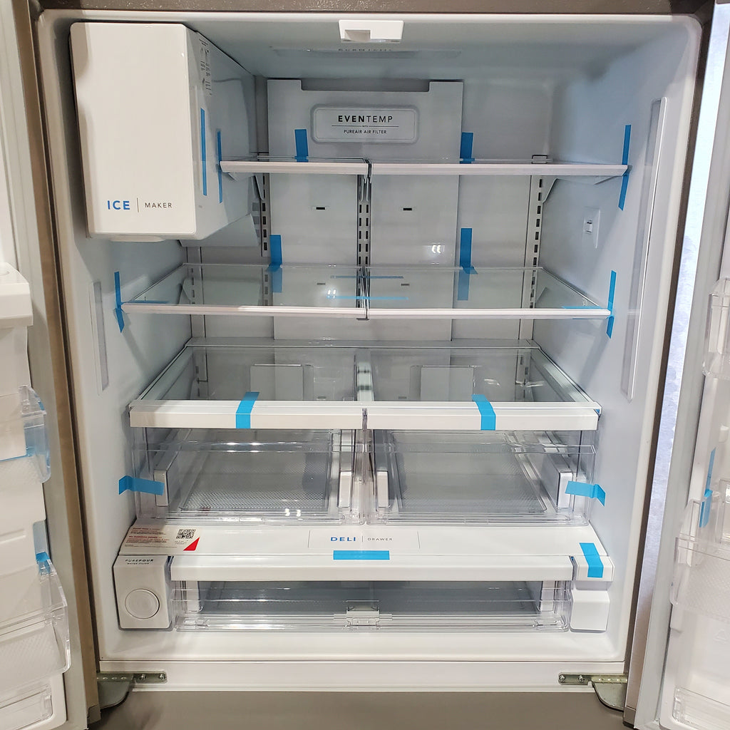 Frigidaire 27.8 cu. ft. 3 Door French Door Refrigerator with Exterior Water and Ice Dispenser 3SD436 - FRFS2823AS - Scratch & Dent (Minor)