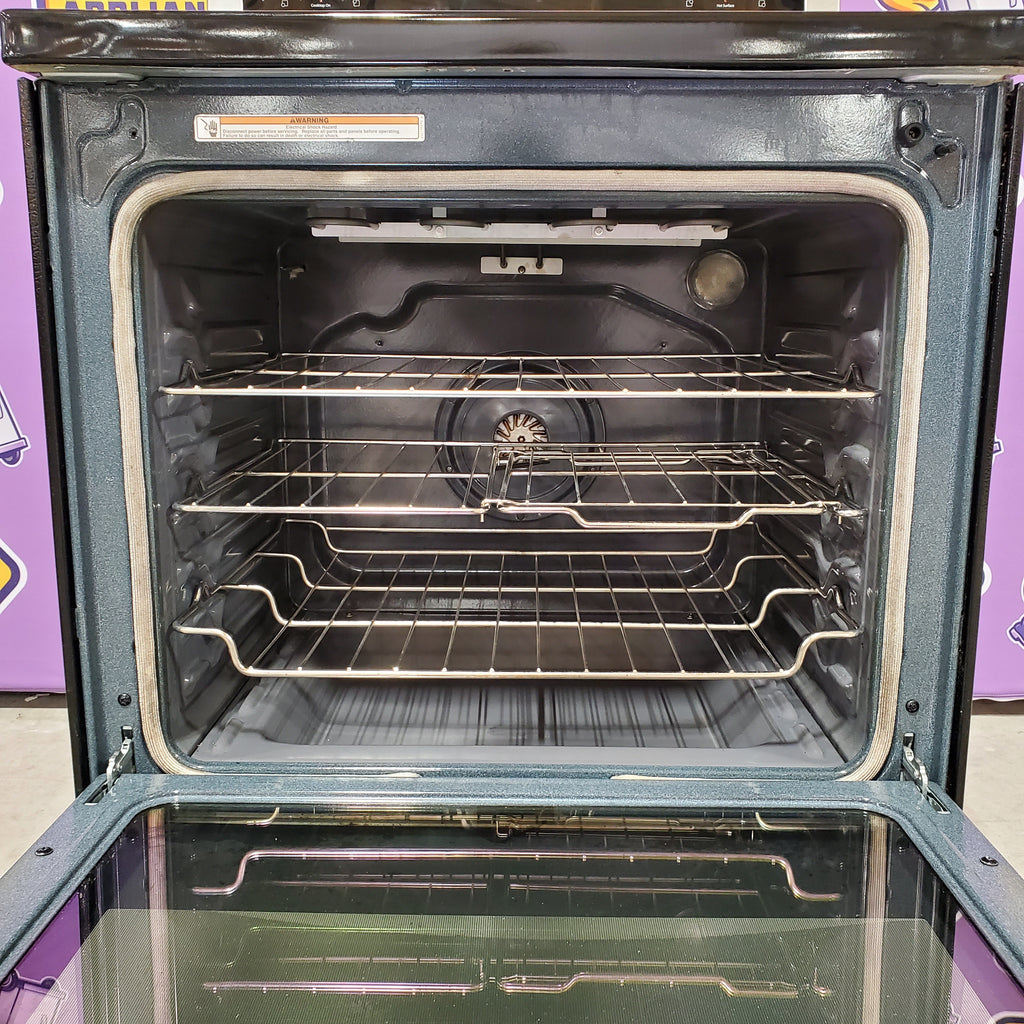 Pictures of Whirlpool Fingerprint Resistant Stainless Steel Glass Top 30 In. 5 Burner Electric 6.4 Cu. Ft. Freestanding Range with True Convection Cooking 1CR02164 - WFE770H0FZ - Certified Refurbished - Neu Appliance Outlet - Discount Appliance Outlet in Austin, Tx