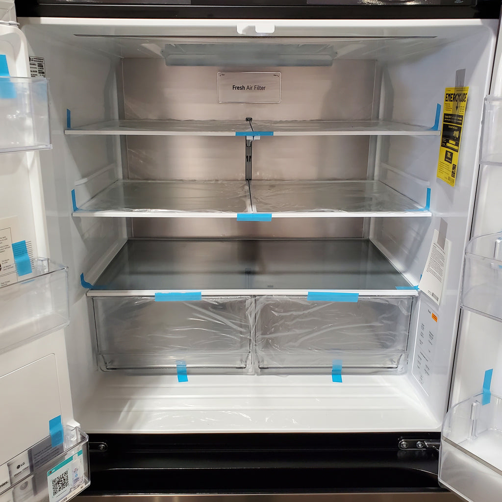 LG 29 cu. ft. Smart Standard-Depth MAX™ 4-Door French Door Refrigerator with Full-Convert Drawer™ 3SD929 - LF29H8330D - Scratch & Dent (Minor)