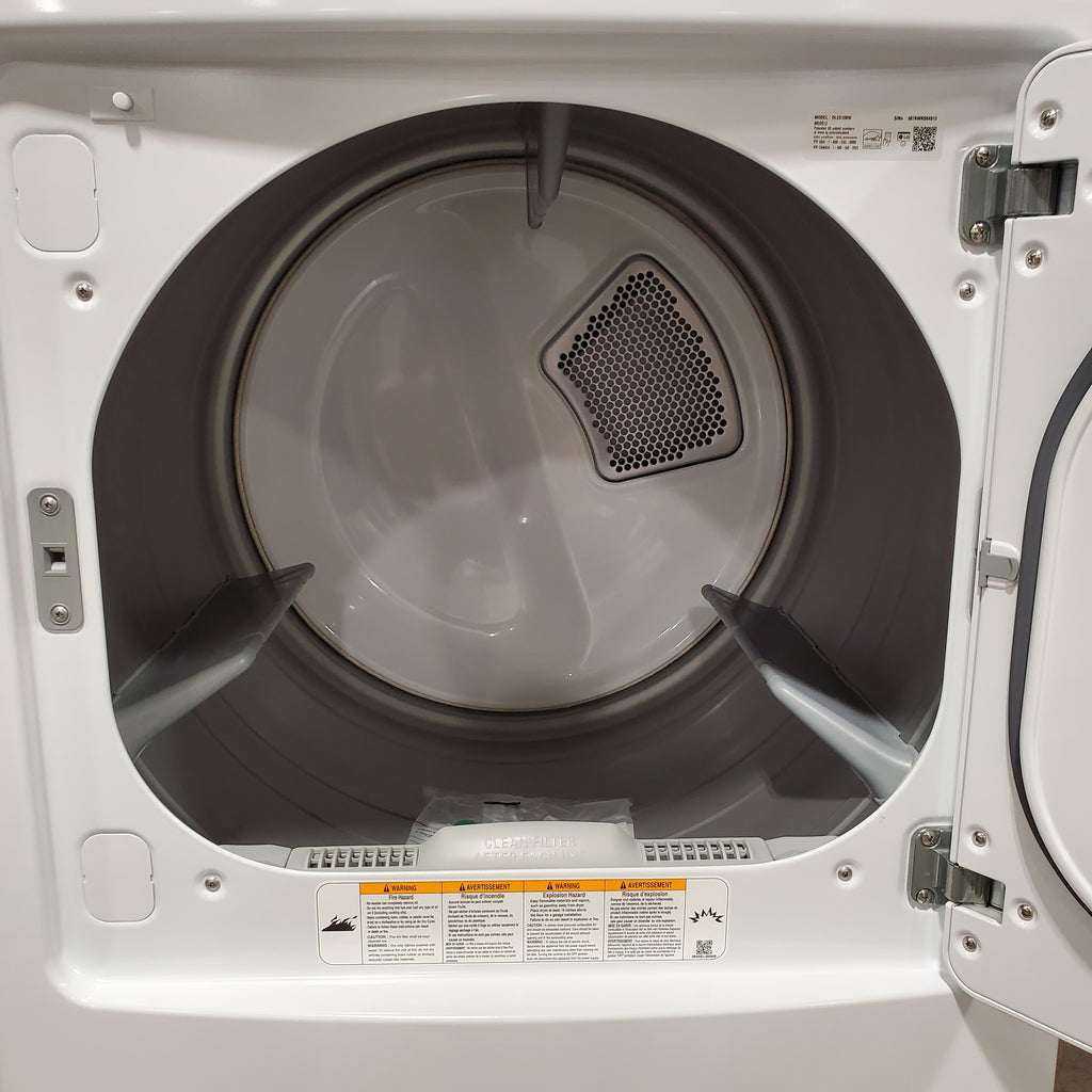 Pictures of LG 7.3 Cu. Ft. Electric Rear Control Ultra Large Capacity Dryer in White with Sensor Dry 24SD12 - DLE6100W - Open Box - Neu Appliance Outlet - Discount Appliance Outlet in Austin, Tx