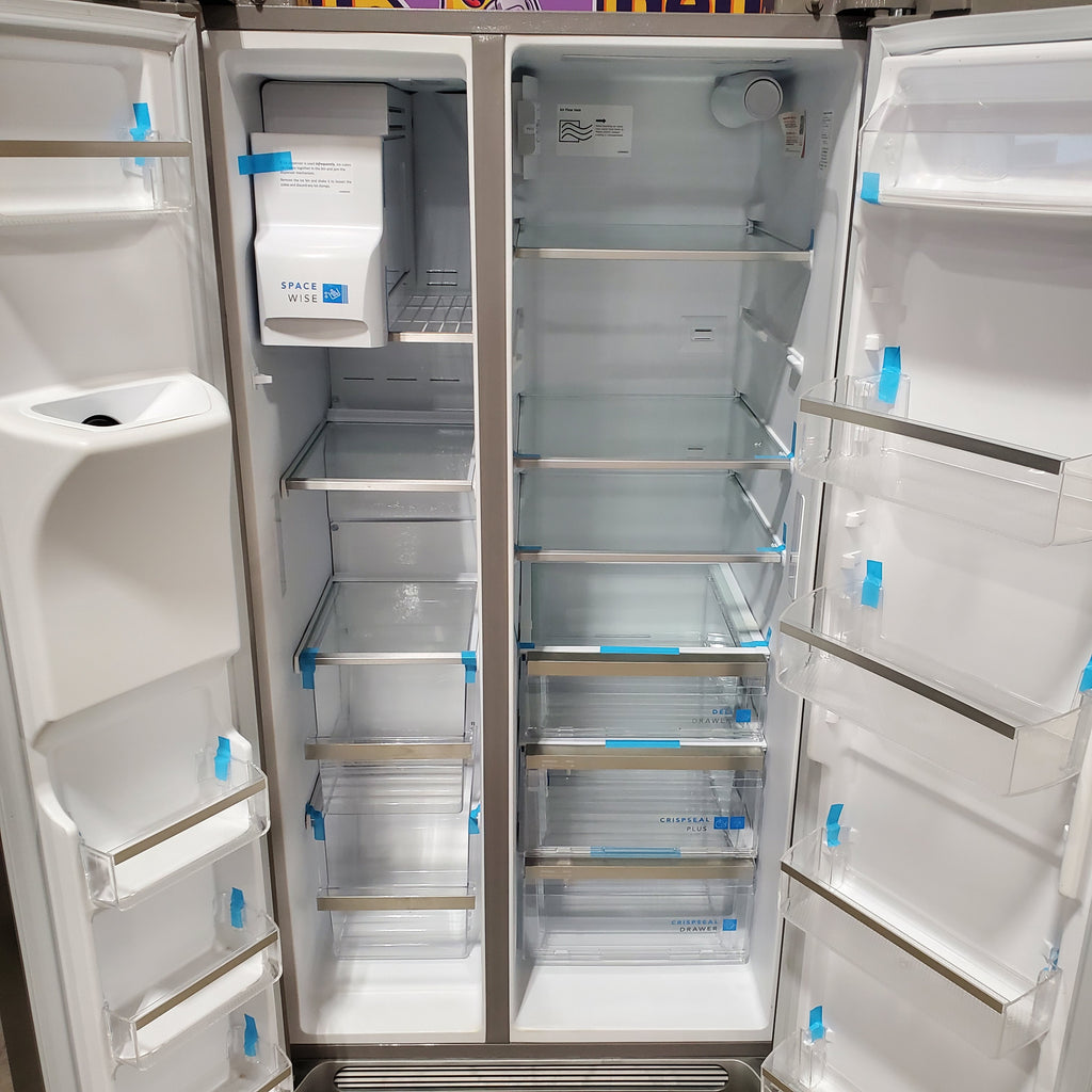 Frigidaire Gallery Smudge Proof Stainless Steel 26 Cu. Ft. Side by Side Refrigerator with Bright LED Lighting 24SD54 - GRSS2652AF - Scratch & Dent (Moderate)