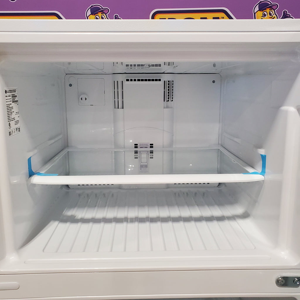 LG White 30 Inch Wide Top Freezer 20 Cu. Ft. Refrigerator with Electronic Temperature Controls and LoDecibel Quiet Operation 5SD273 - LTCS20020W - Scratch & Dent (Minor)