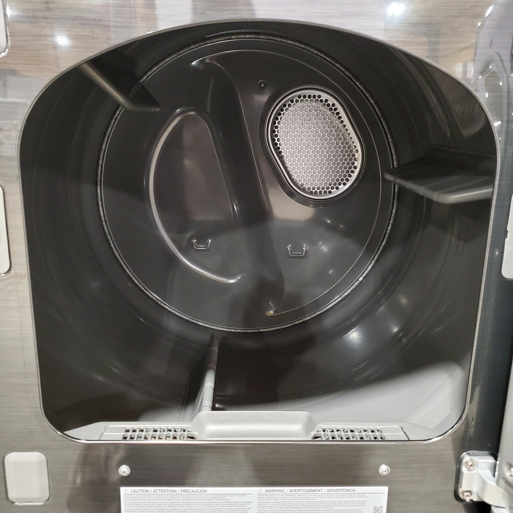 Samsung 7.4 cu. ft. Smart Electric Dryer with Sensor Dry in Brushed Black 24SD03 - DVE47CG3500V - Scratch & Dent (Minor)