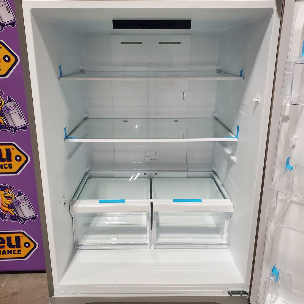 Pictures of Vissani 18.7 cu. ft. Bottom Freezer Refrigerator in Stainless Steel 25SD080 - MDBF18SS - Scratch & Dent (Minor) - Neu Appliance Outlet - Discount Appliance Outlet in Austin, Tx
