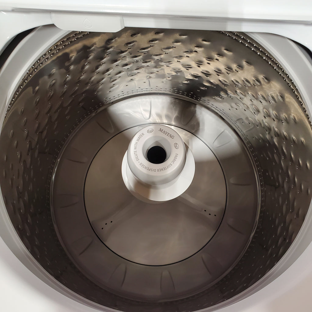 Pictures of Maytag Top Load 4.5 Cu. Ft. Washer with Deep Fill in White 24SD21 - MVW4505MW - Open Box - Neu Appliance Outlet - Discount Appliance Outlet in Austin, Tx