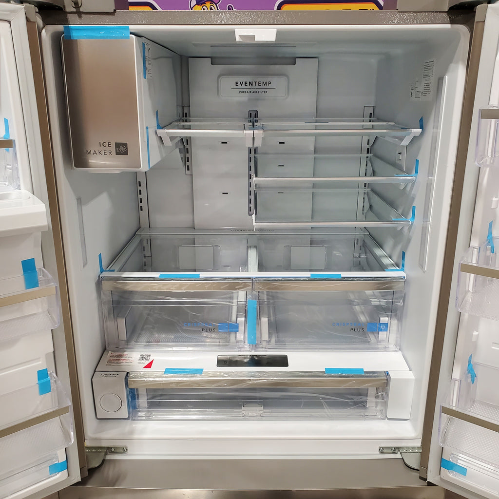 Frigidaire 27.8-cu ft ENERGY STAR French Door Refrigerator with Dual Ice Maker in Fingerprint Resistant Stainless Steel 20SD094 - GRFS2853AF - Scratch & Dent (Major)