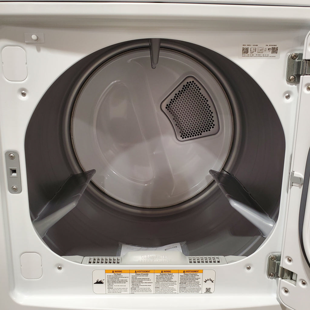 Pictures of LG 7.3 Cu. Ft. Electric Rear Control Ultra Large Capacity Dryer in White with Sensor Dry 21SD019 - DLE6100W - Open Box - Neu Appliance Outlet - Discount Appliance Outlet in Austin, Tx